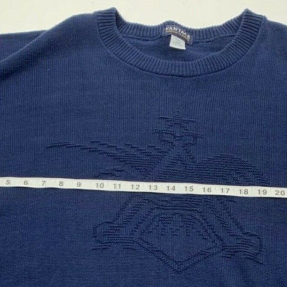 Vantage Anheuser Busch Logo Interwoven Sweater - Picture 5 of 9
